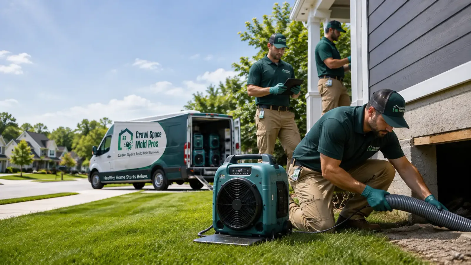Crawl Space Mold Removal in Middletown, OH